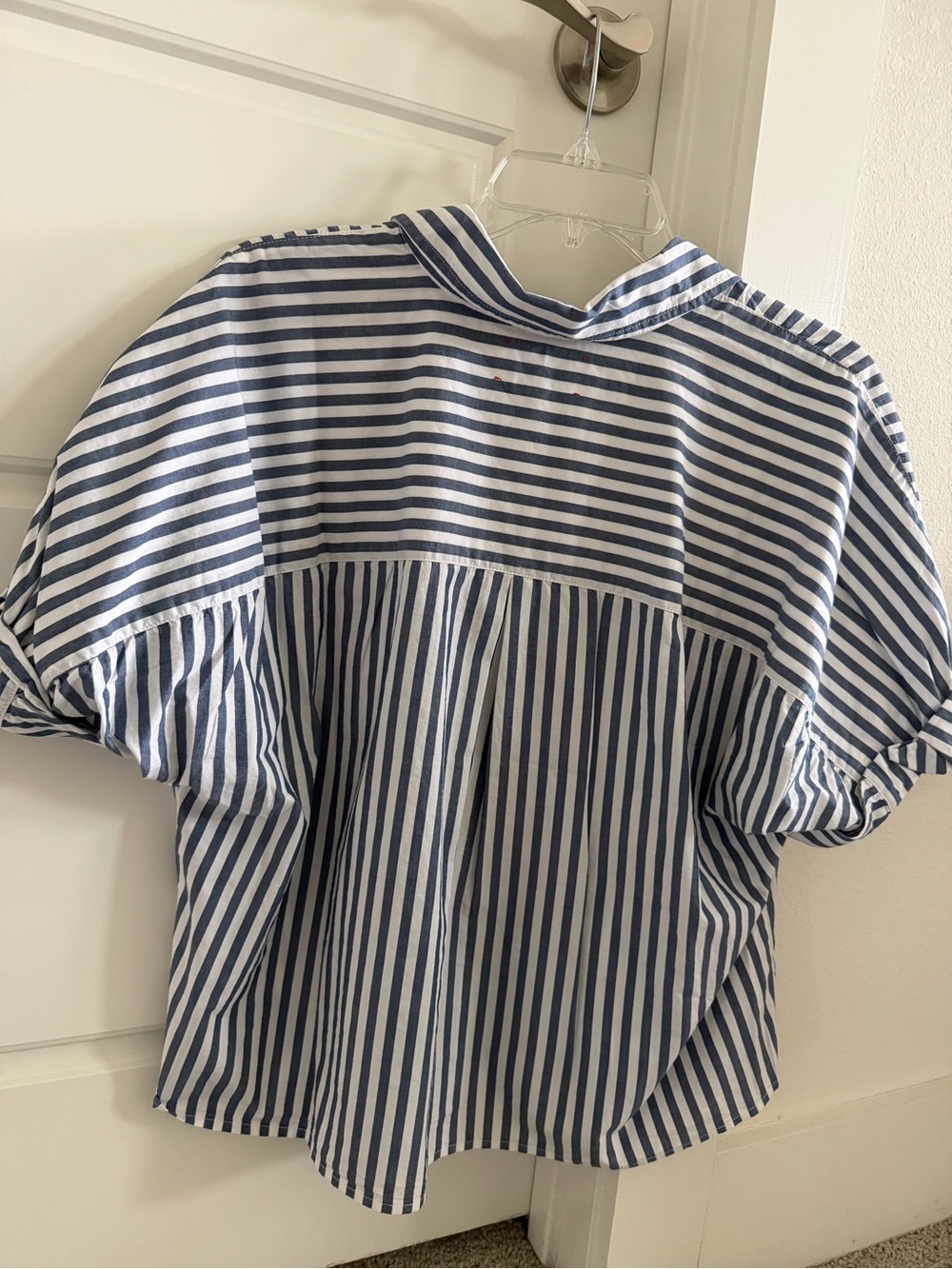 XiRENA Navy and White Striped Teddy Shirt - Picture 7 of 8